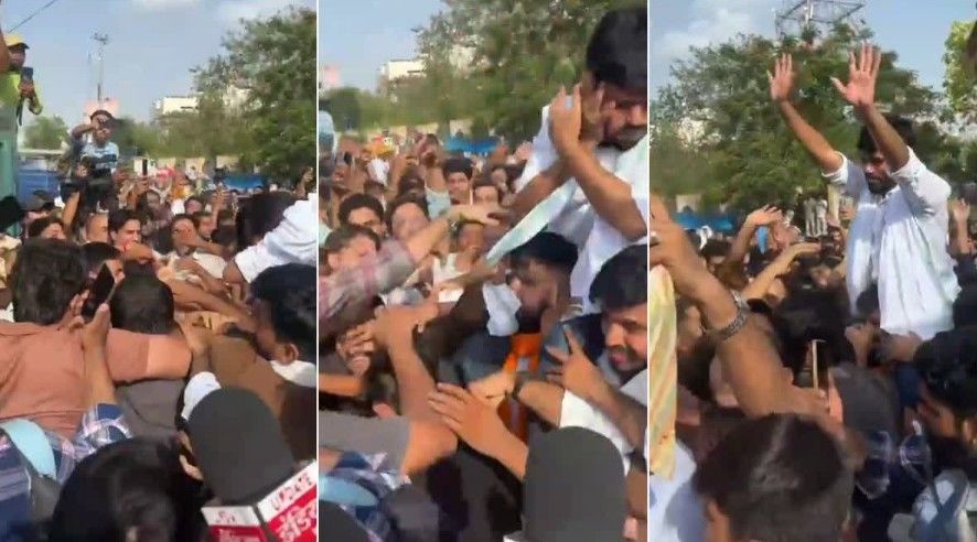 कॉकरोच पार्टी' के संस्थापक के साथ विरोध प्रदर्शन में मारपीट, जयपुर में हुआ हंगामा