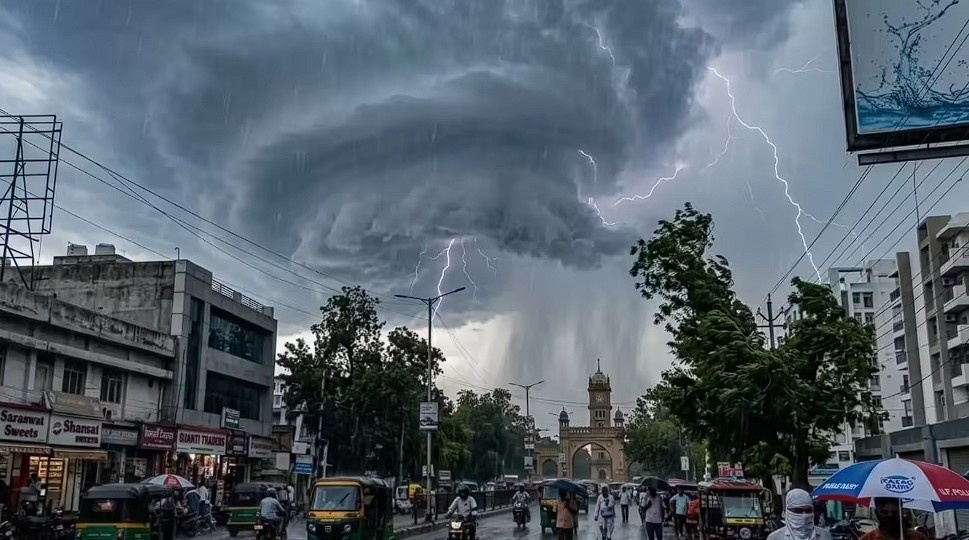 UP Weather Update: पूर्वांचल में बारिश के आसार, पश्चिमी यूपी में बढ़ेगी गर्मी और उमस, IMD का अलर्ट Janta24x7news